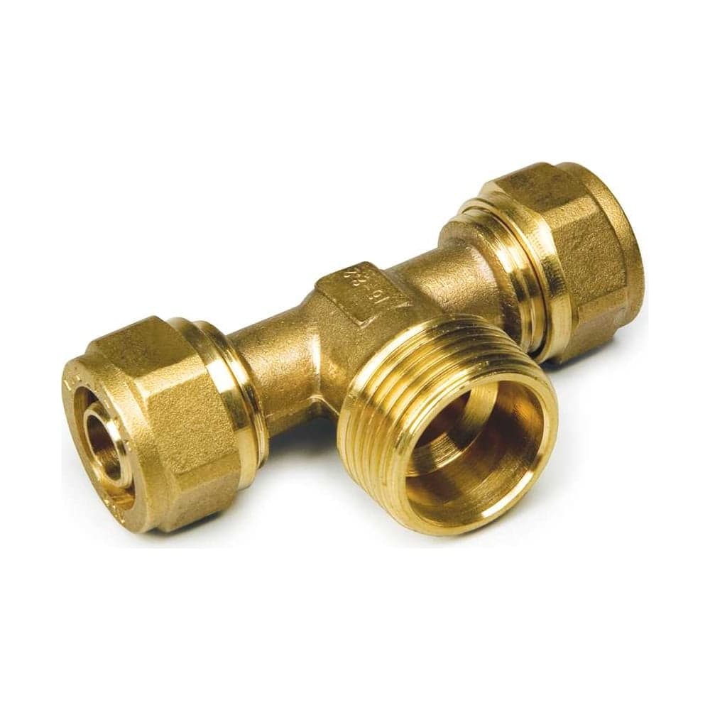 Тройник BYR PEX с наружной резьбой 3/4" х 25 (2.3) 1404В