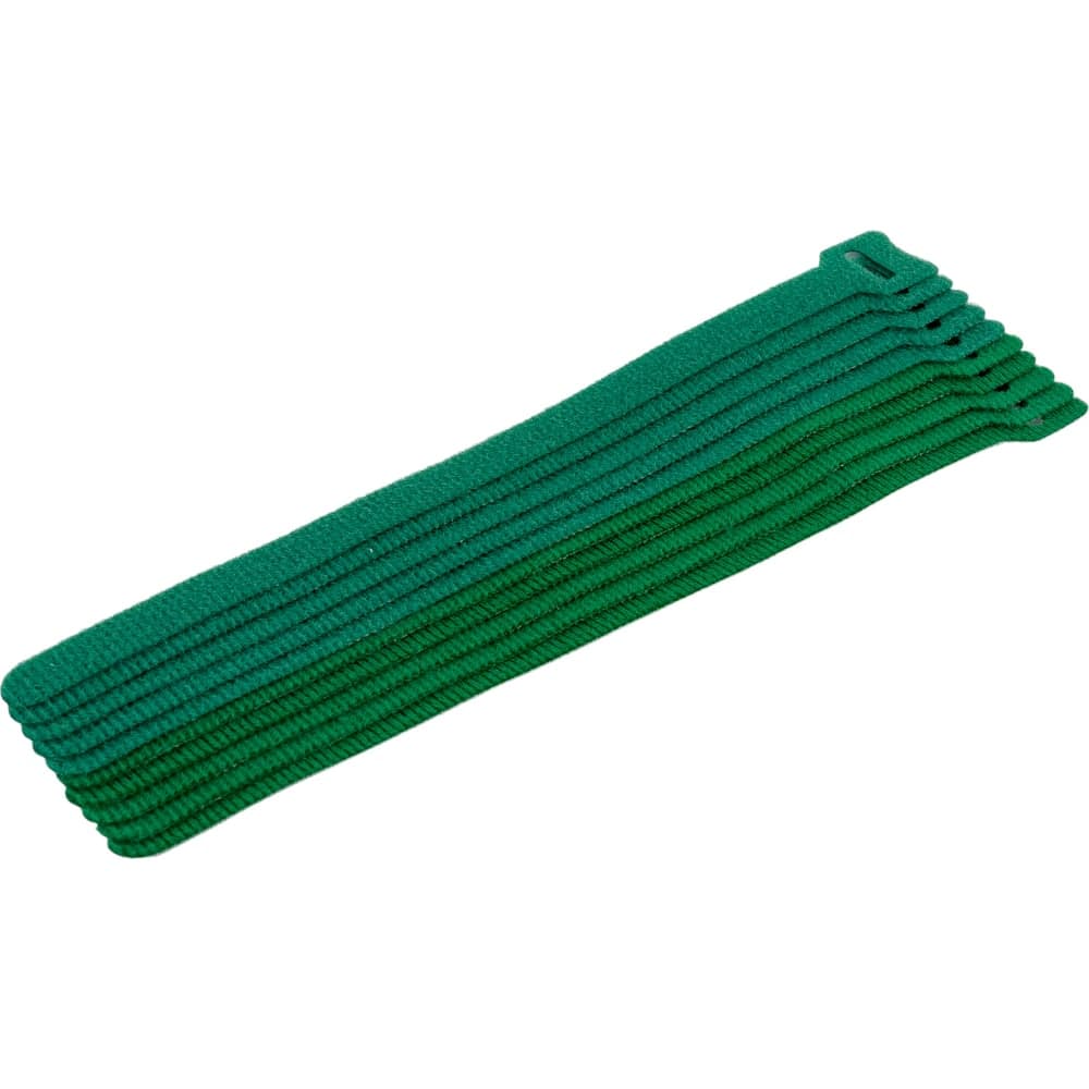 Хомуты-липучки Comfix 230x13 мм, упаковка 10 шт., 1 цвет, зеленый HLCT-230-RP0000X