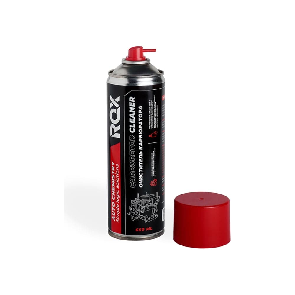 Очиститель карбюратора и дроссельной заслонки ROX CARBURETOR CLEANER аэрозольный баллон 650 мл R185