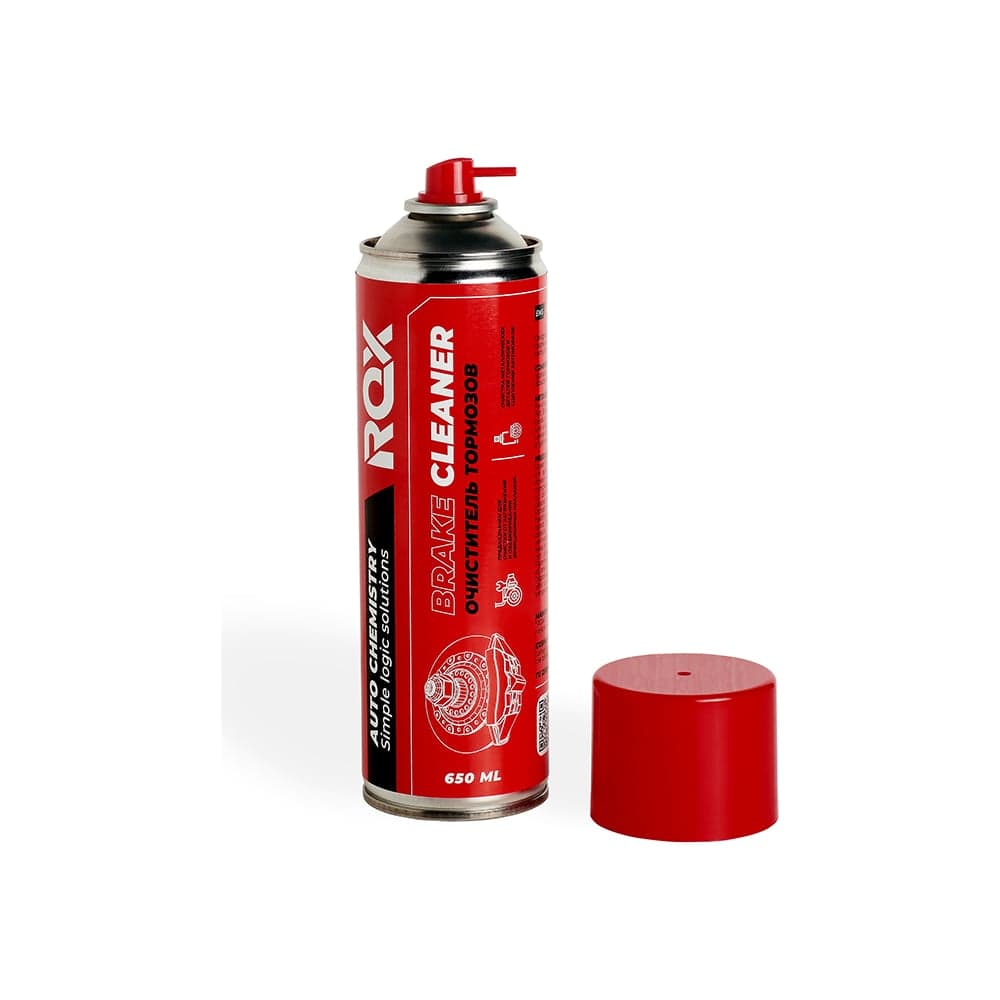 Очиститель тормозов ROX BRAKE CLEANER аэрозольный баллон 650 мл R181