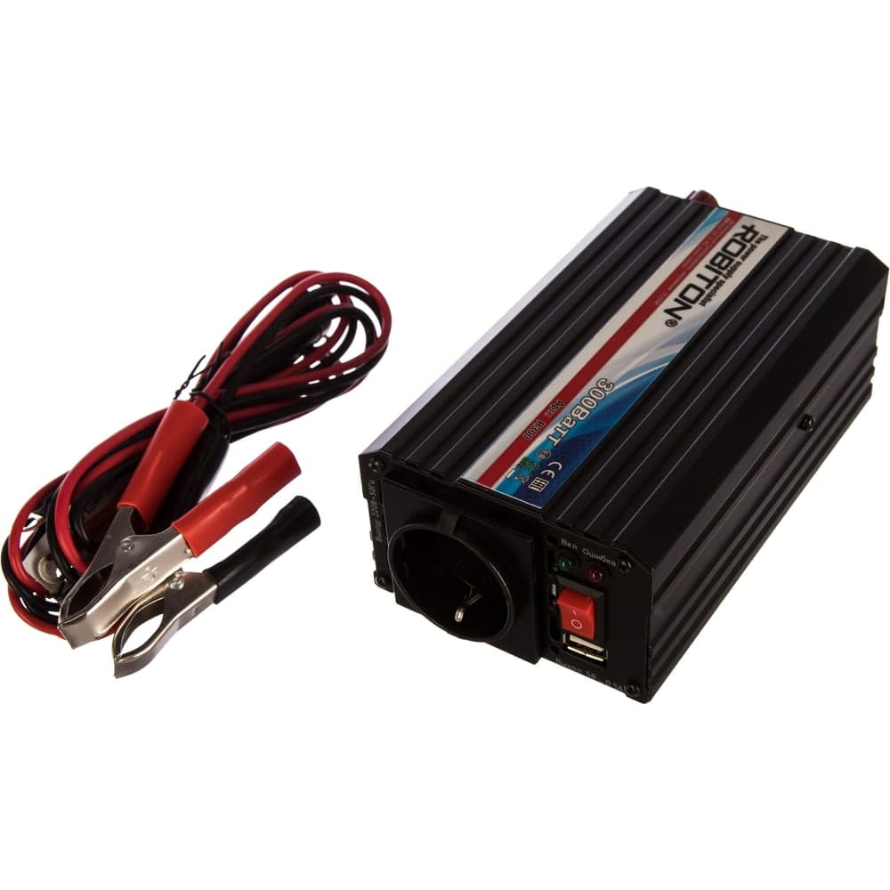 Инвертор R300 300W с USB выходом Robiton 11460