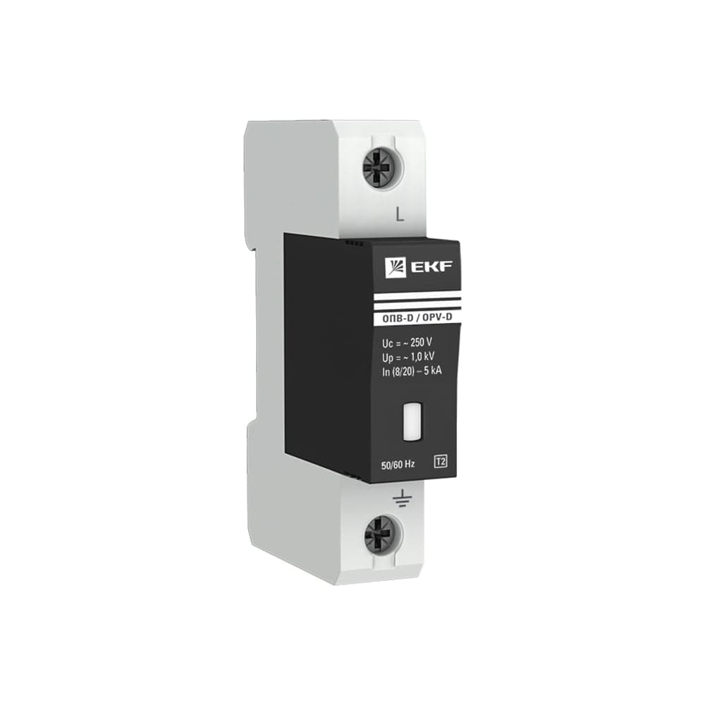 Импульсный ограничитель напряжения EKF ОПВ-D/1P 5кА 275В с сигн. PROxima opv-d1