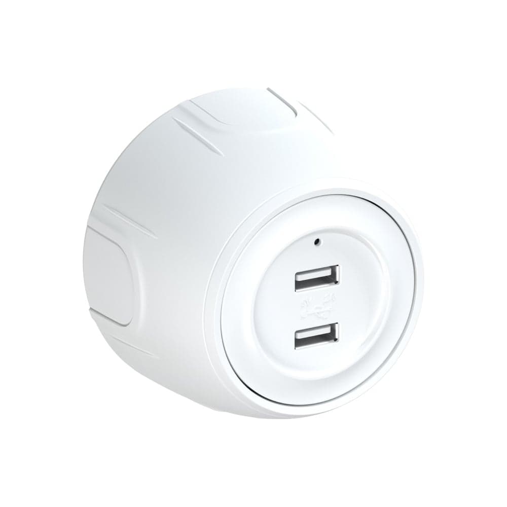Накладная розетка OneKeyElectro (наружная) USB двойная Rotondo, с подсветкой, цвет белый 7700896