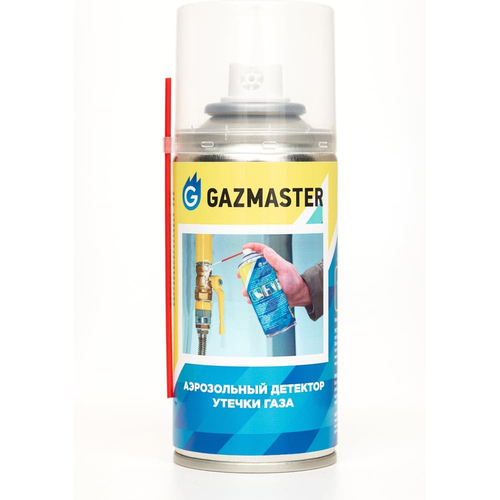 Аэрозольный детектор утечки газа СантехМастер "GAZMASTER" баллон 130 мл 04166 4630033041662