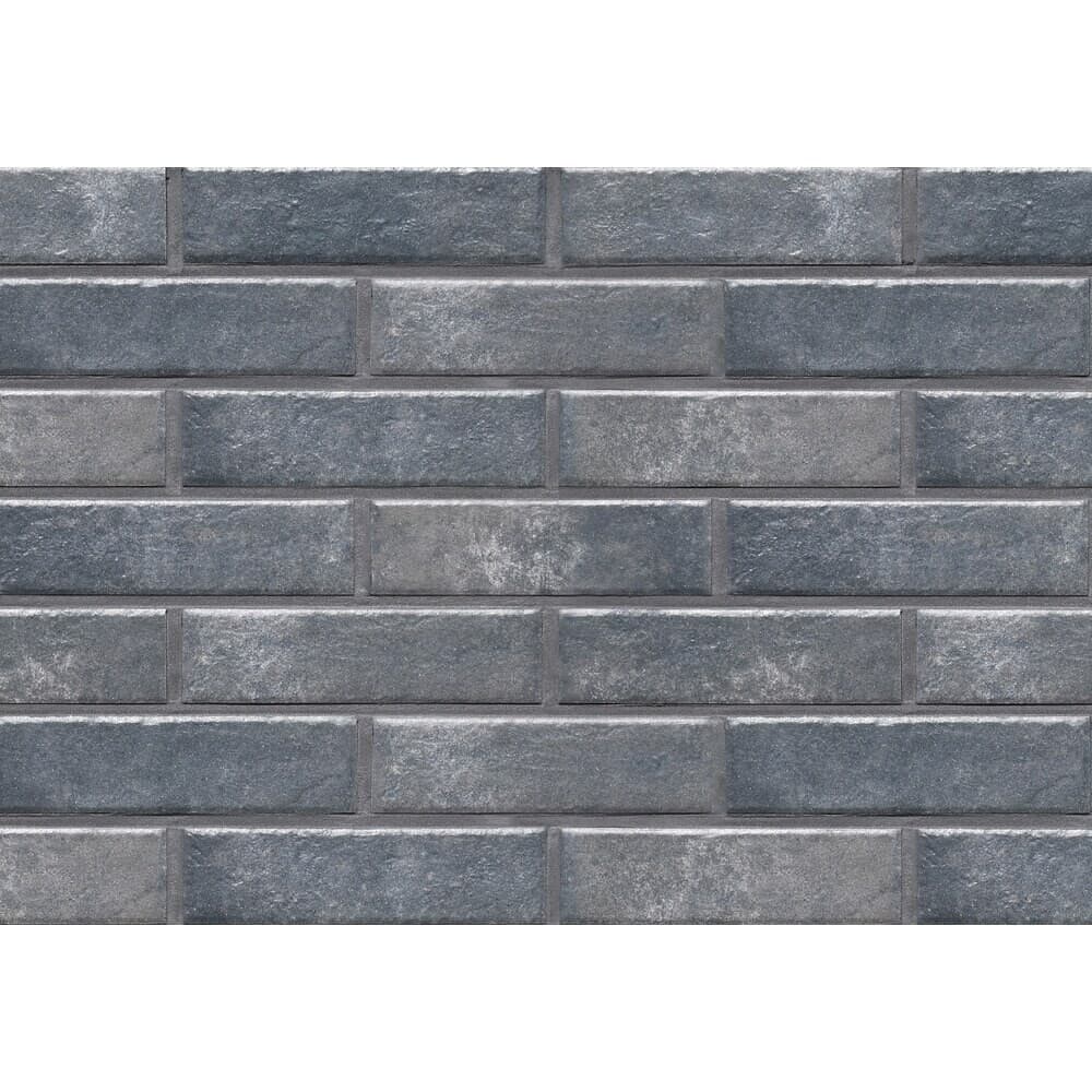 Клинкерная плитка для фасада Paradyz Semir struktur grafit (46 шт.= 0,74 кв.м) графит 245х66х7 мм