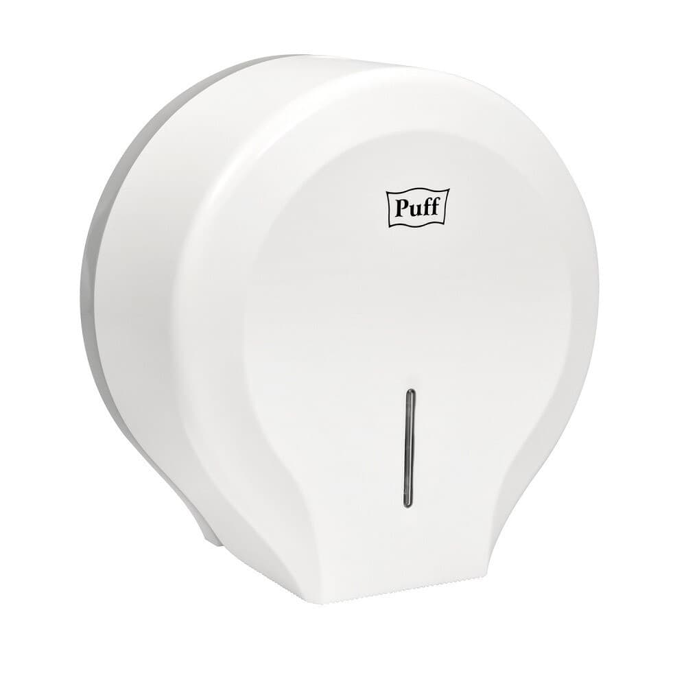 Диспенсер для туалетной бумаги Puff пластик белый (7130)