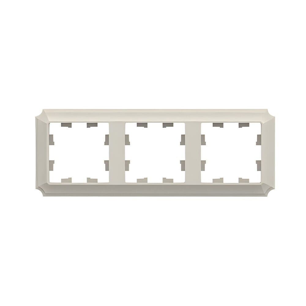 Рамка Systeme Electric AtlasDesign Antique трехместная бежевая (ATN100203)