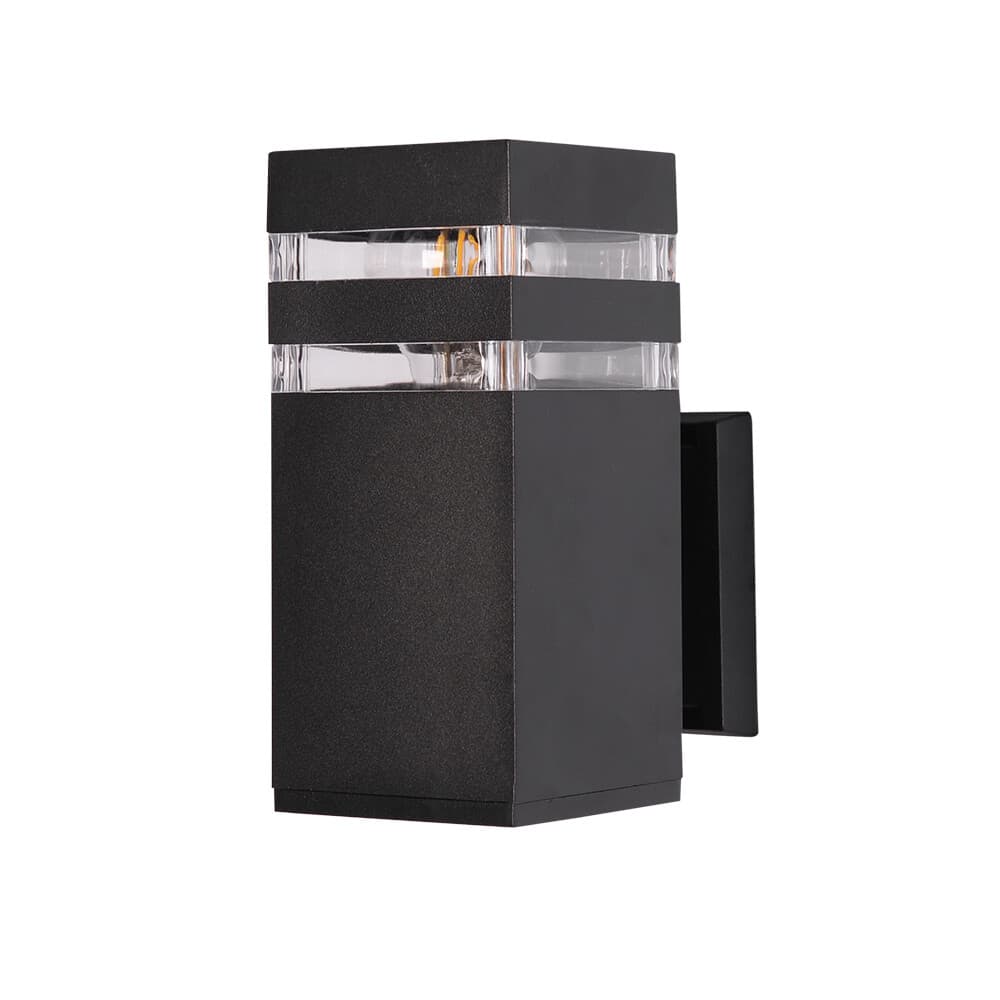 Светильник фасадный настенный Arte Lamp Heather черный E27 20 Вт IP54 (A4413AL-1BK)