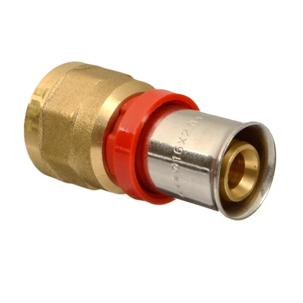 Соединитель прямой Terma (47052) 16(пресс) х 1/2 ВР(г)