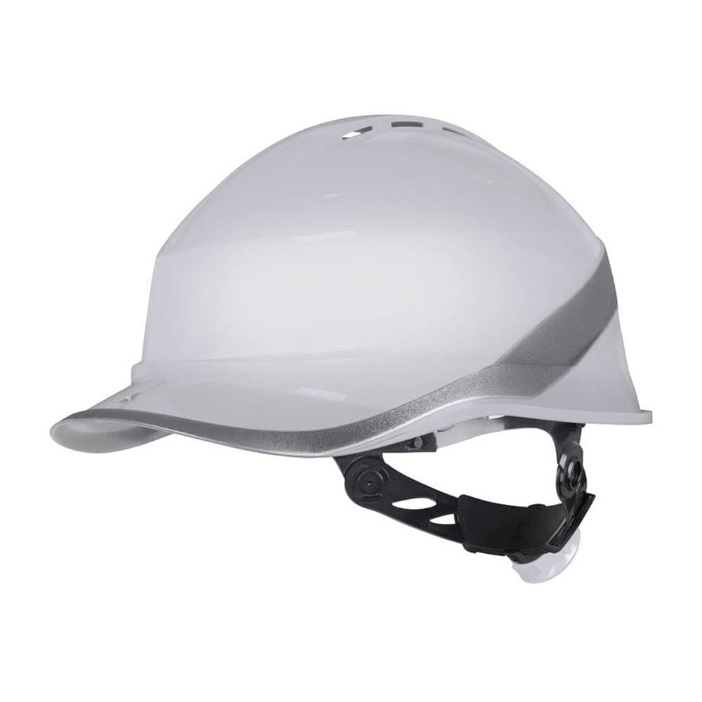 Каска защитная Delta Plus Diamond Vi Wind белая с храповиком (DIAM6WTRBC)