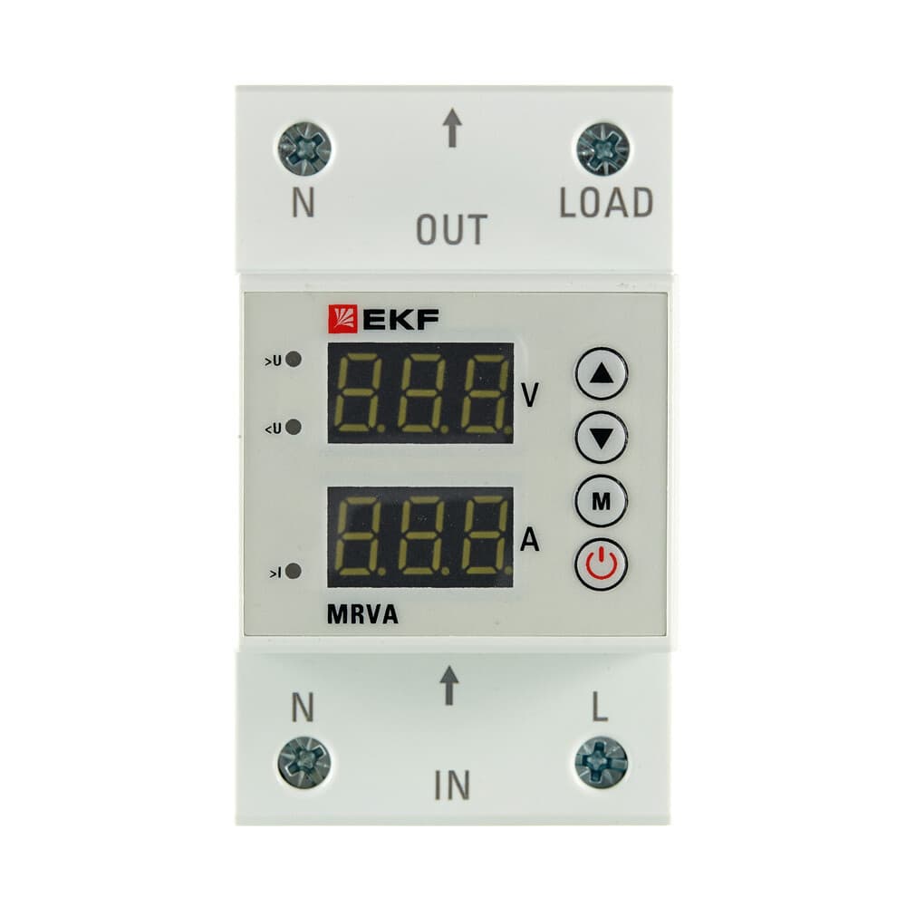 Реле напряжения и тока с дисплеем EKF MRVA, 32A PROxima MRVA-32A - 2
