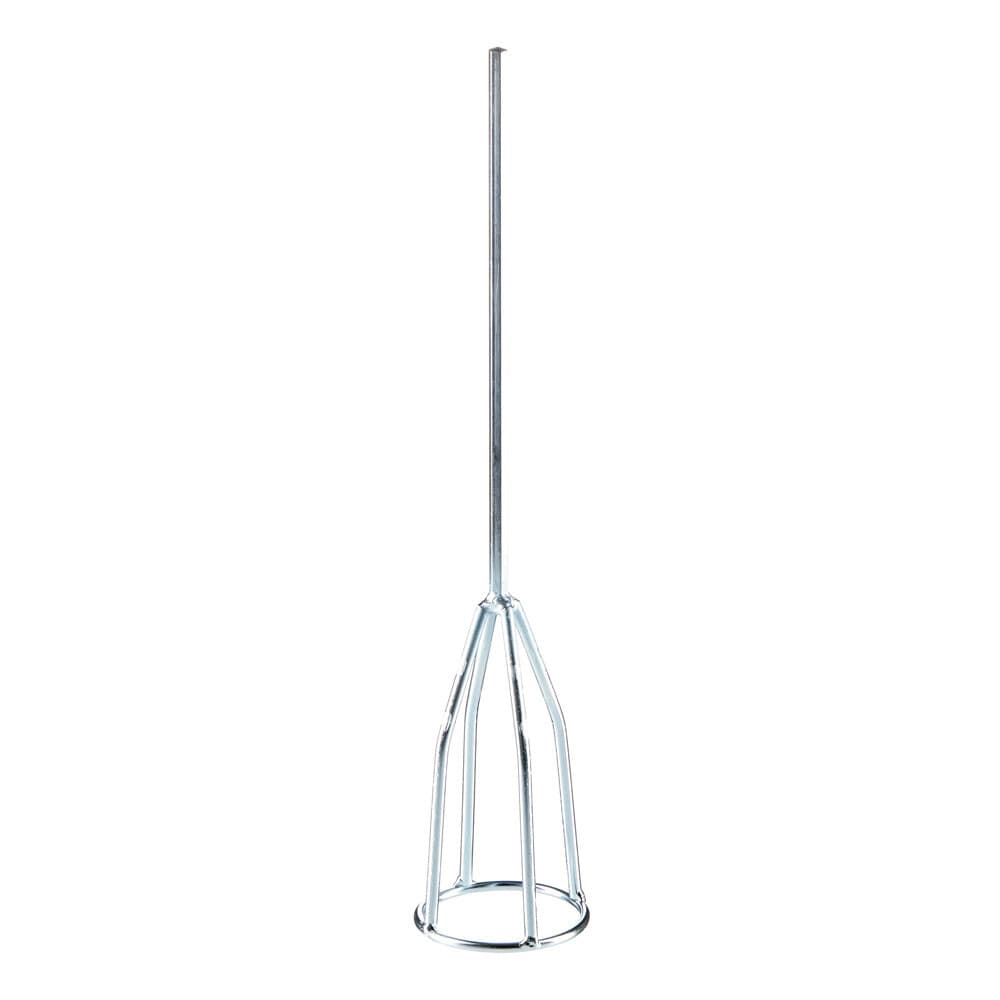 Миксер-насадка (венчик) для гипса Hesler 80x400 мм хвостовик шестигранный