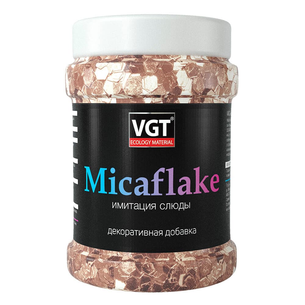 Добавка декоративная ВГТ Micaflake с имитацией слюды серебристо-белая 90 г