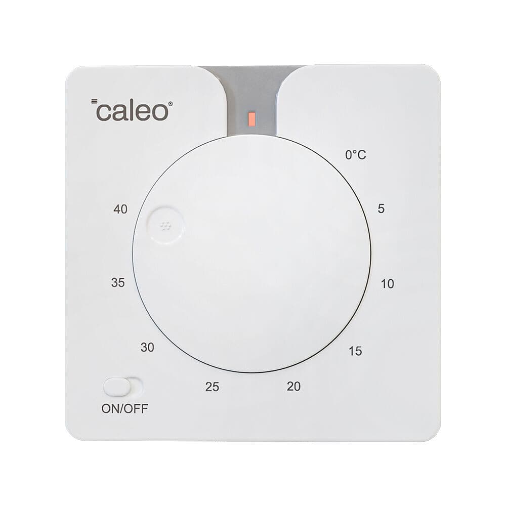 Терморегулятор аналоговый для теплого пола Caleo C430 белый