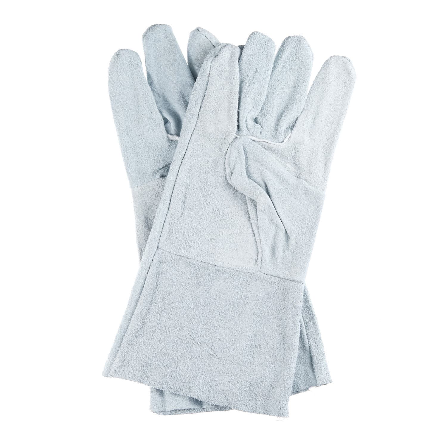 Краги спилковые для сварщика Металлург серые 10 (XL)