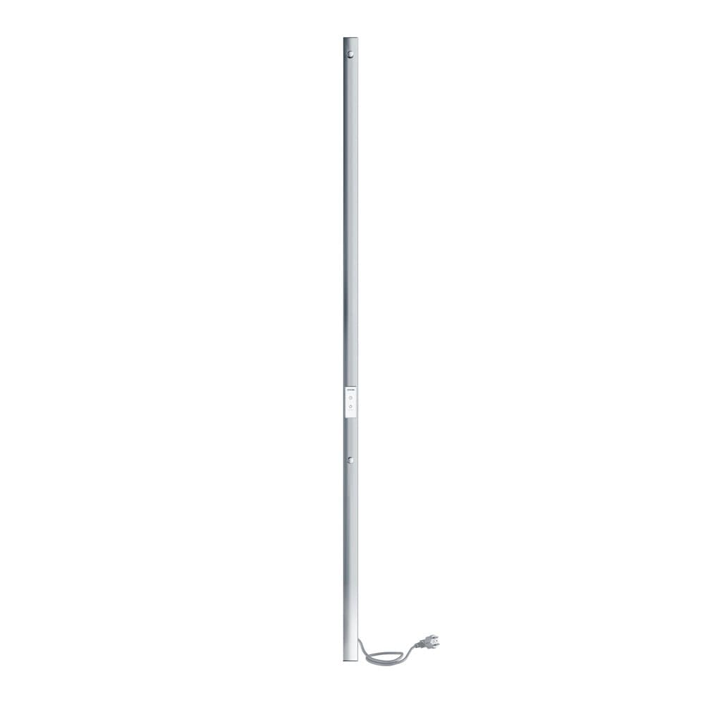 Полотенцесушитель электрический Indigo Style Pro 1200х30 мм 55 Вт с терморегулятором серебристый