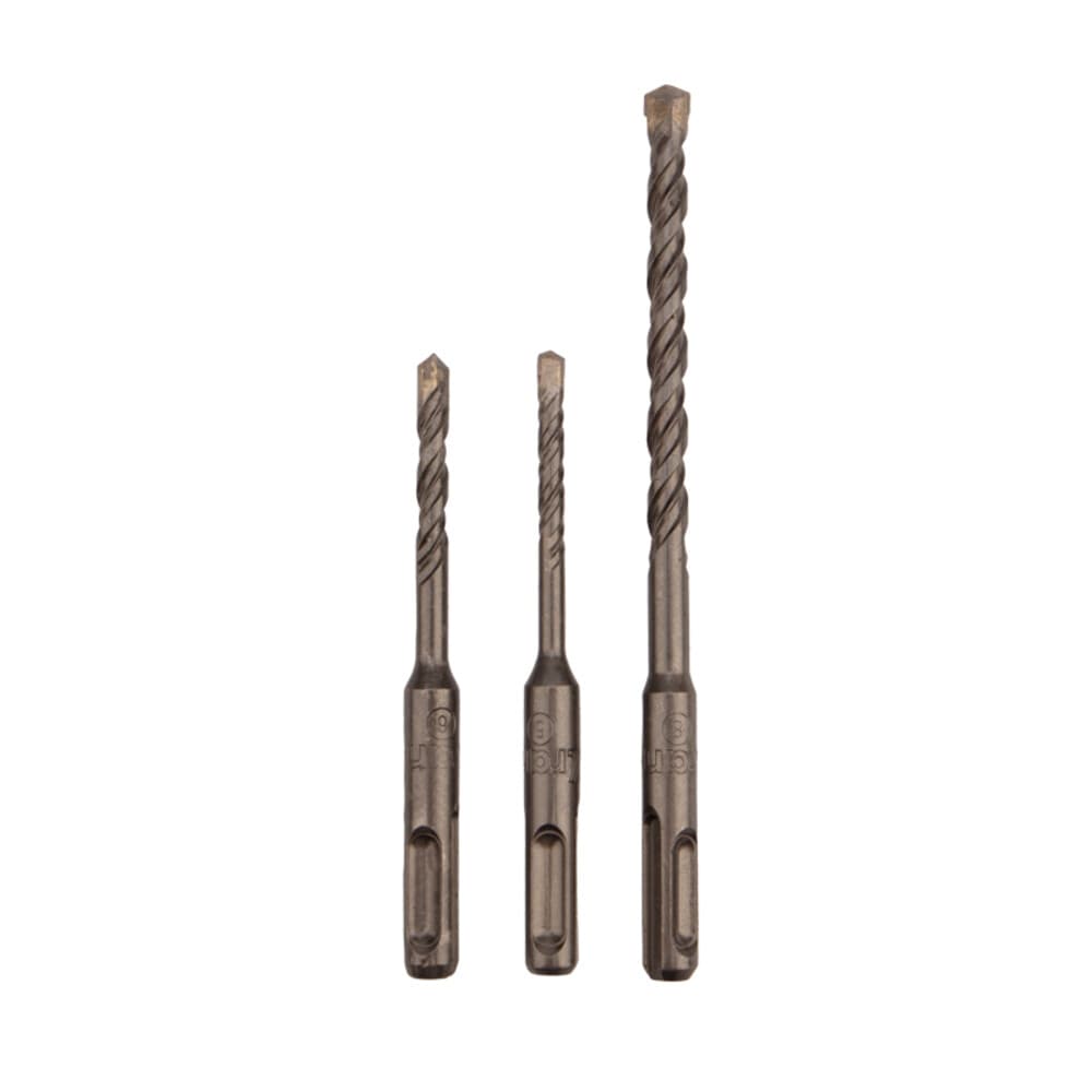 Набор буров по бетону KRANZ 5x110, 6x110, 8x160 мм, хвостовик SDS-plus, 3 шт. KR-91-0404 - 2