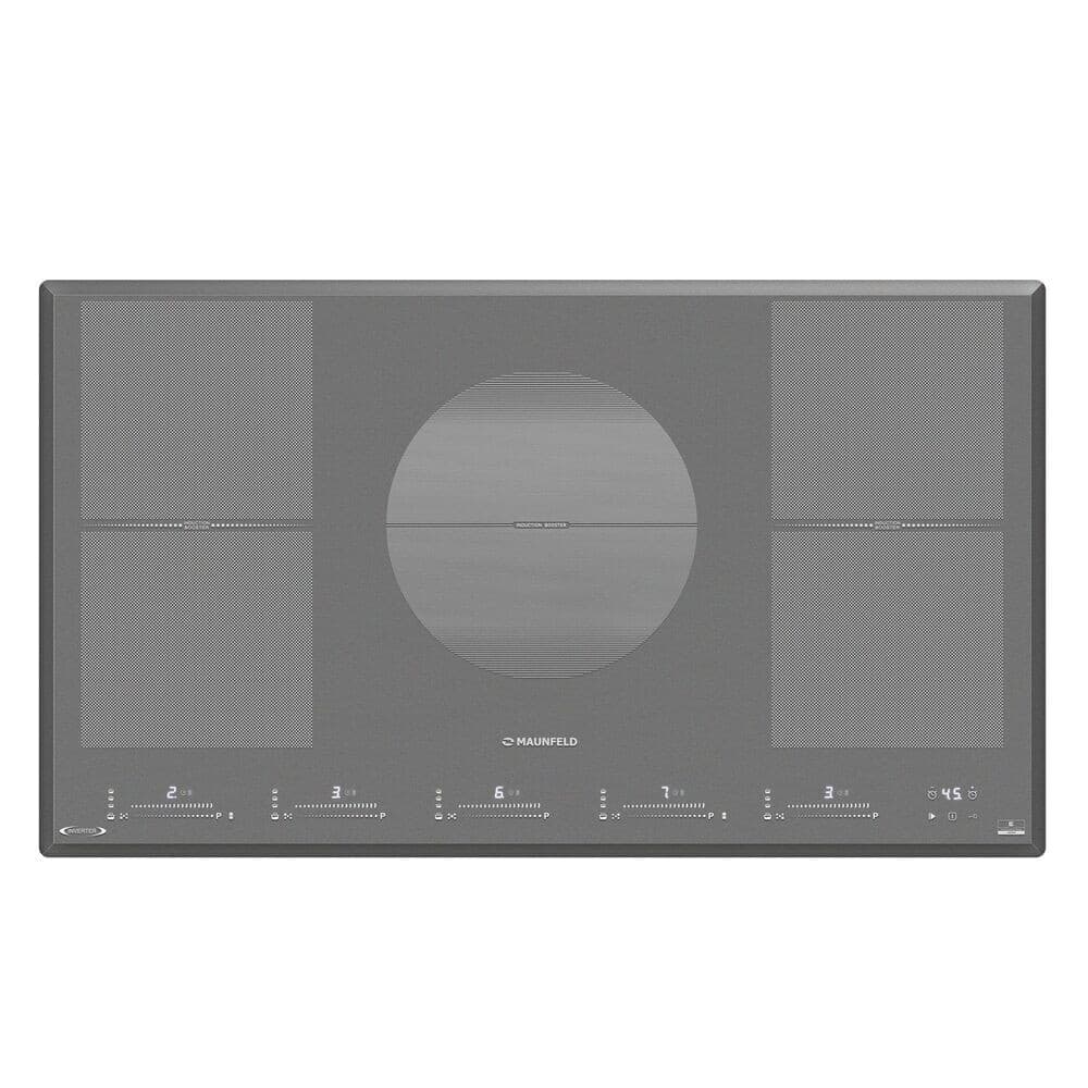 Варочная панель индукционная Maunfeld CVI905SFLGR Inverter 5 конфорок серая