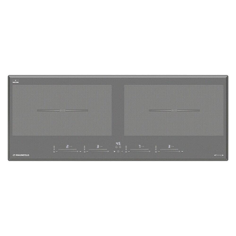 Варочная панель индукционная Maunfeld CVI904SFLLGR Inverter 4 конфорки серая