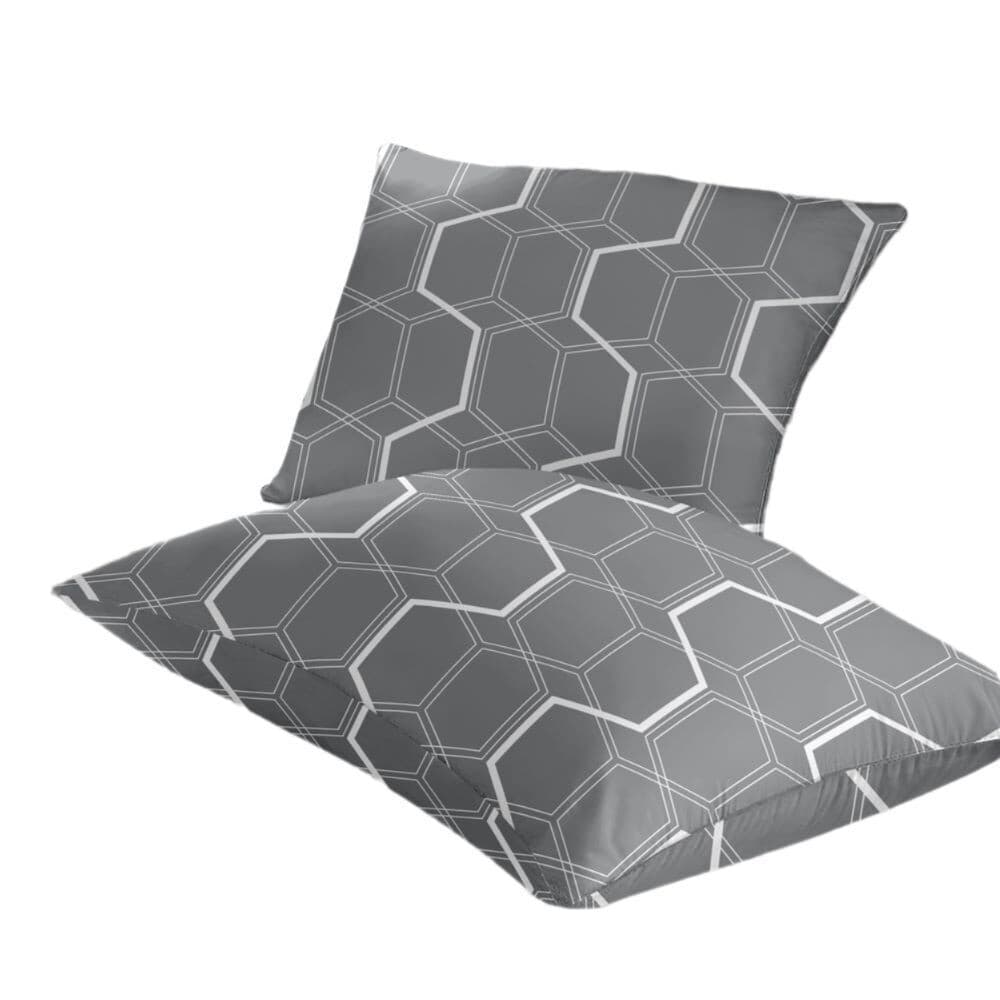 Наволочка 70х70 бязь серая MiaСона Polo Grey (2 шт.)