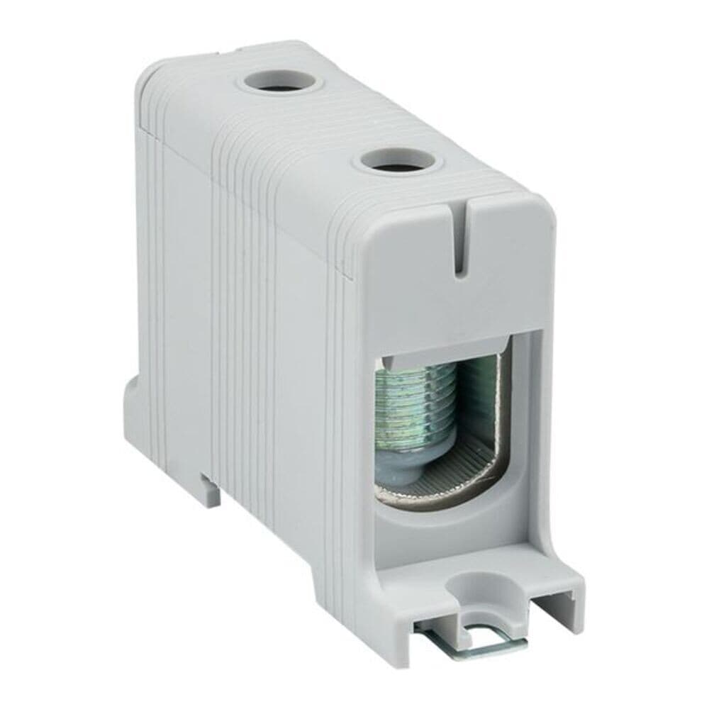 Клемма силовая одинарная EKF PROxima 35-150 кв.мм 800 В вводная серая (plc-kvs-35-150-gray)