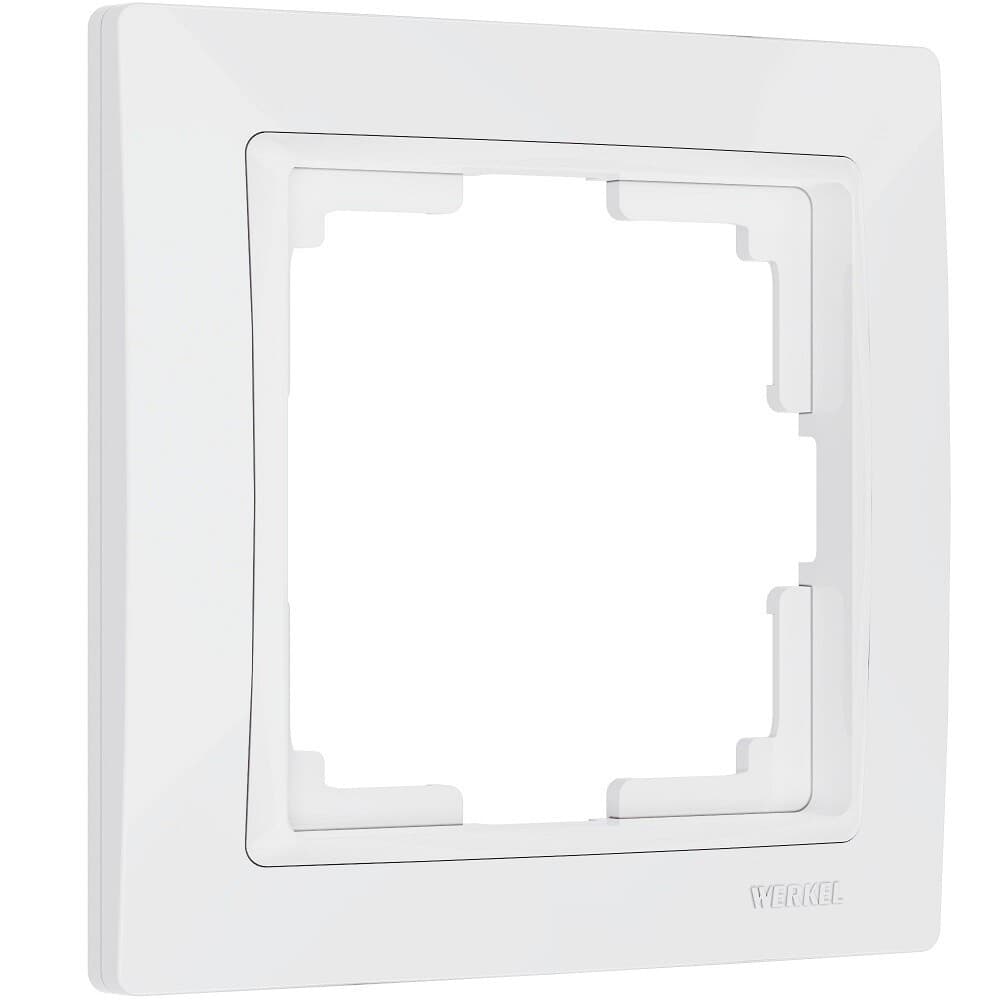 Рамка Werkel Snabb Basic одноместная белая (a051303)