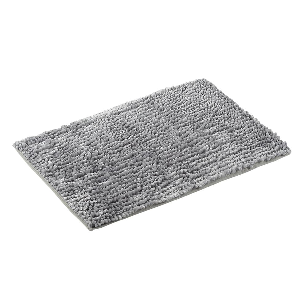 Коврик для ванной серебристый 80х50 см Fora Dreams (FOR-DREAMS-5080-SILVER)
