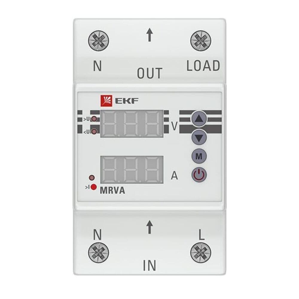 Реле напряжения и тока с дисплеем EKF MRVA 50A PROxima MRVA-50A - 2