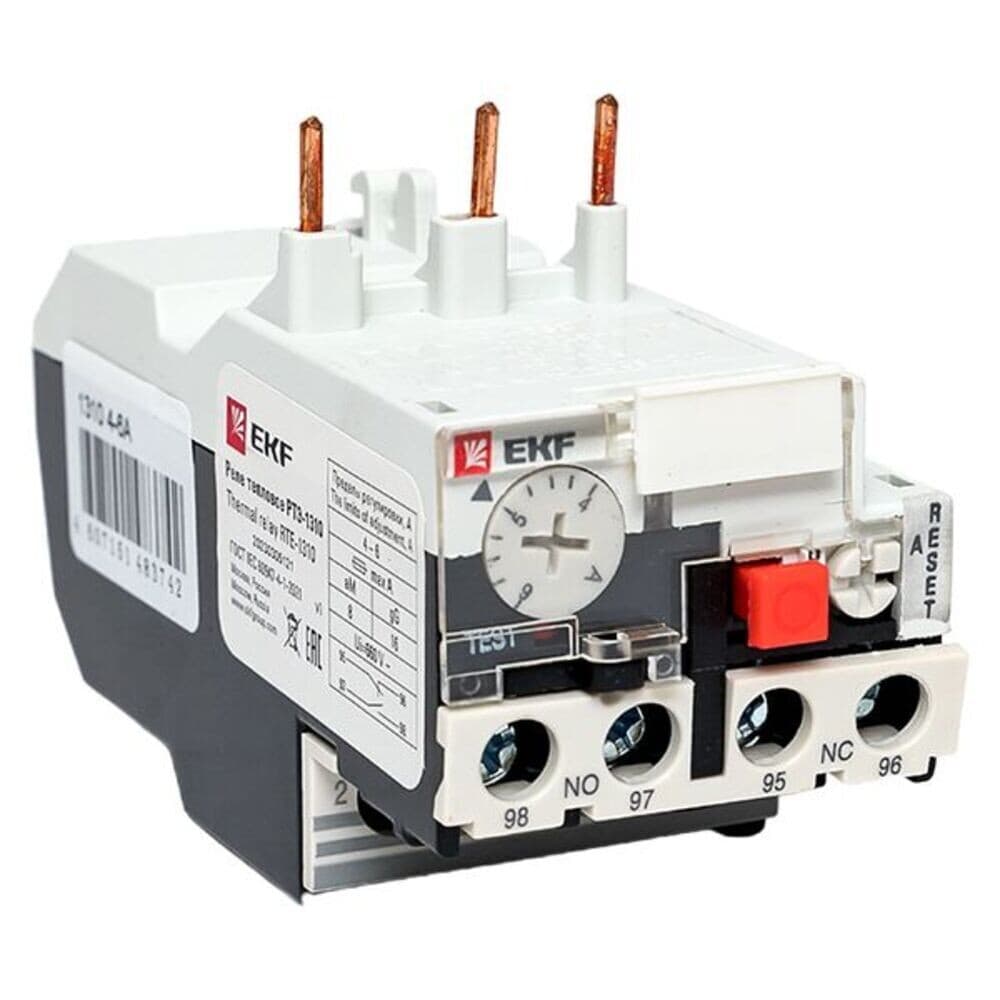 Реле тепловое EKF PROxima РТЭ-1310 4-6 А тип AC (rel-1310-4-6)