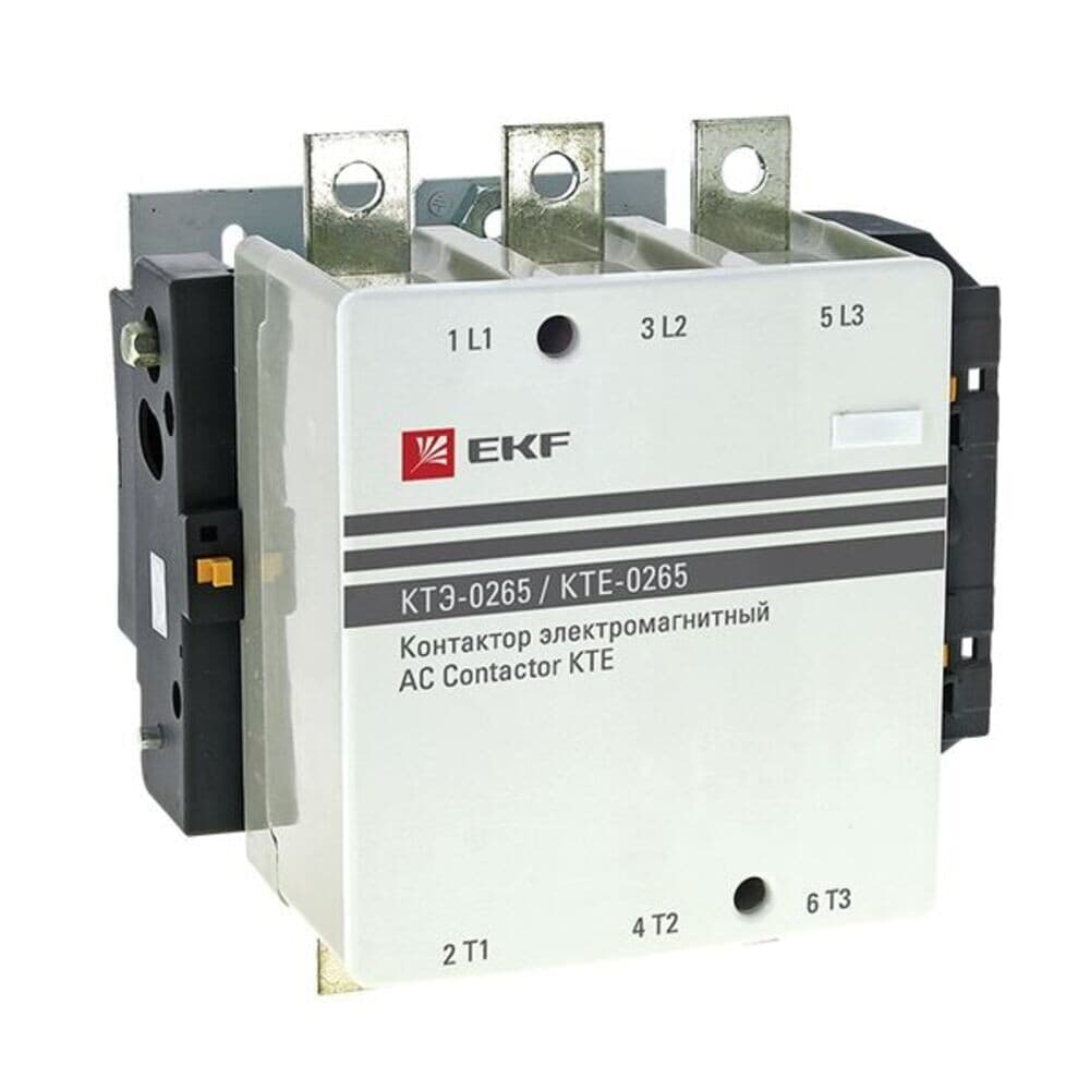 Контактор EKF PROxima КТЭ 230 В 265 А тип AC 1НО (ctr-b-265)