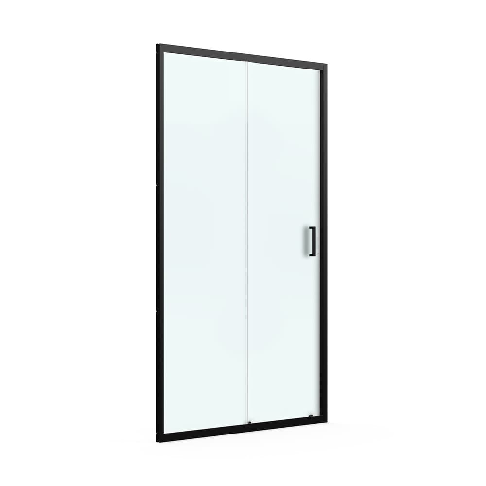 Душевая дверь раздвижная стекло матовое Domani-Spa DoorCube 100х190 см профиль черный (DS04DCb100L0M00.Gt-Black)
