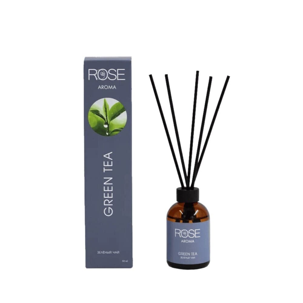 Аромадиффузор с палочками Rose Green Tea 50 мл