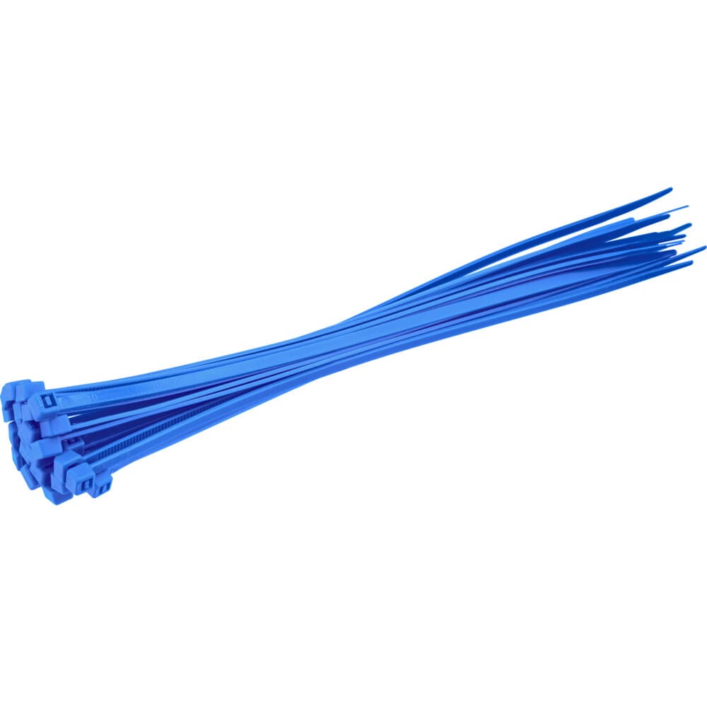 Стяжка кабельная Duwi 150x2,5 мм нейлоновая синяя (25 шт.) (30227 8)