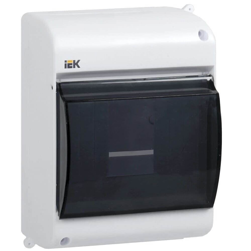 Щит распределительный навесной IEK Krepta 3 КМПн пластиковый IP30 146х96х83 мм прозрачная дверь (MKP42-N-04-30-12)