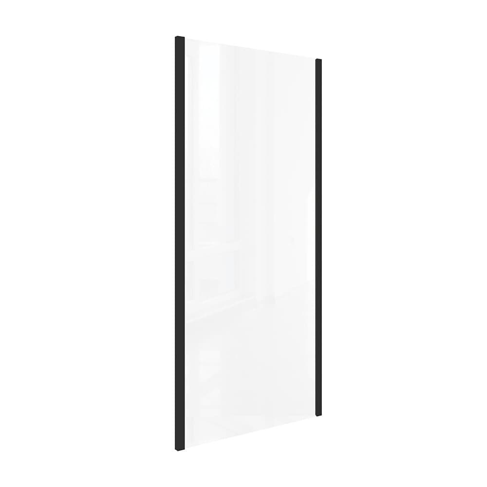 Боковая стенка Good Door Lite SP-100-C-B черная 100х190 см стекло прозрачное 5 мм (ЛТ00015)