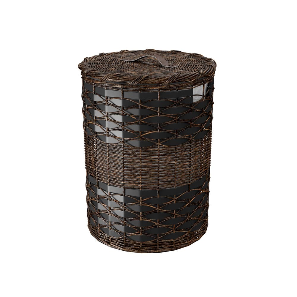 Корзина для белья WasserKraft Bever 360х280х480 мм 105,8 л коричневая (WB-240-M)