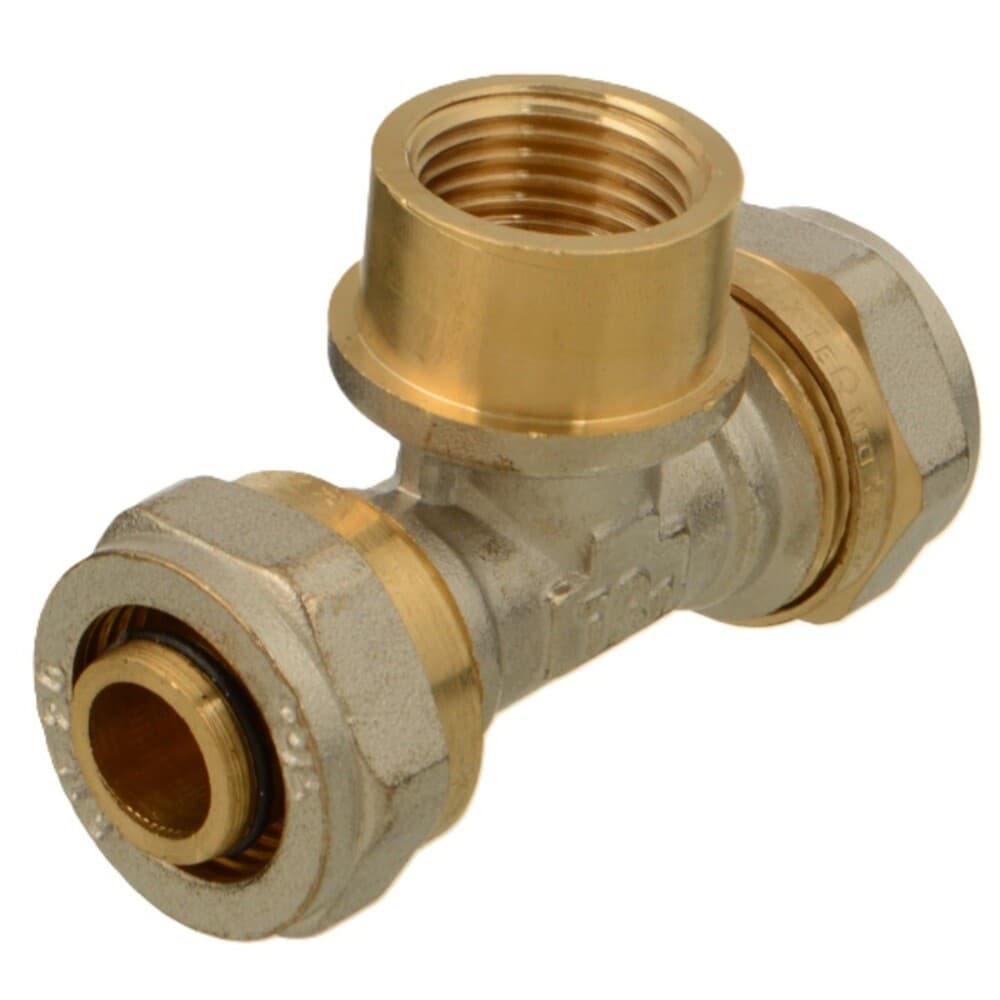 Тройник Terma 20 обж(ц) х 1/2 ВР(г) х 20 обж(ц) (35703)