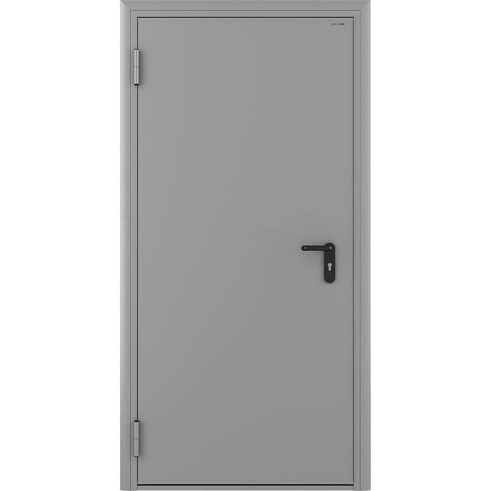 Дверь техническая DoorHan ДТ-60 глухая левая серый RAL 7035 980х2050 мм