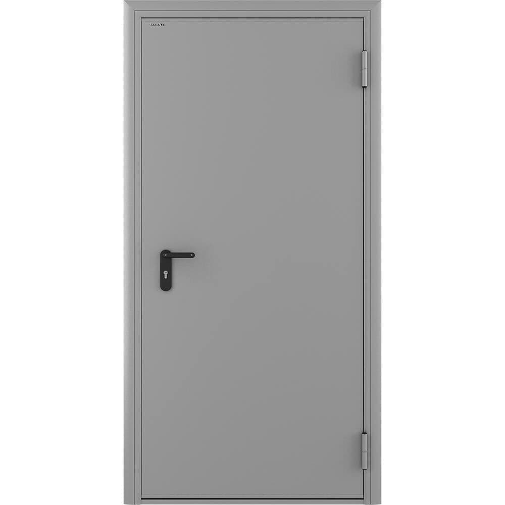 Дверь техническая DoorHan ДТ-60 глухая правая серый RAL 7035 980х2050 мм