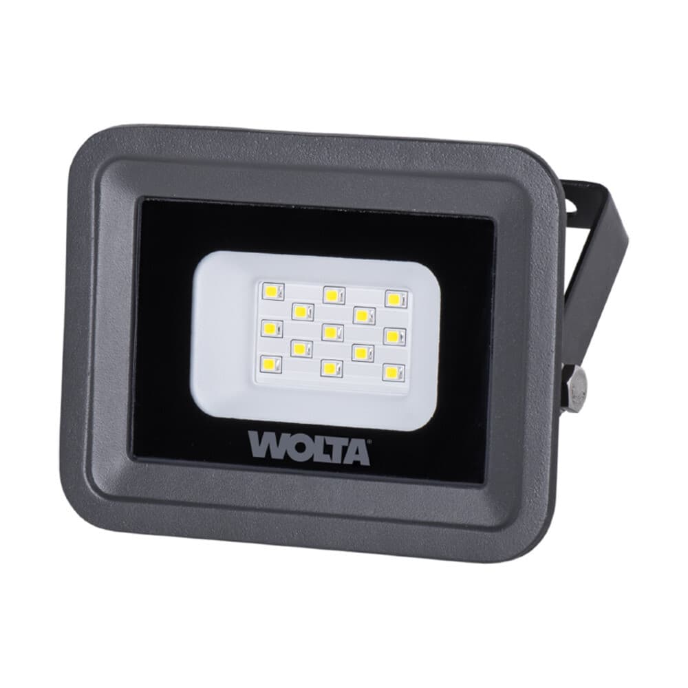 Прожектор светодиодный Wolta WFL 5700К 10 Вт IP65 серый