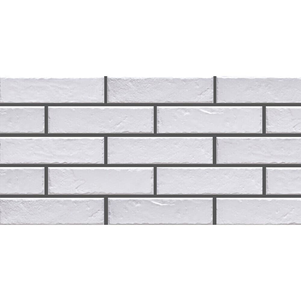 Клинкерная плитка для фасада Cerrad Foggia bianco (38 шт.=0,6 кв.м ) белая 245х65х8 мм