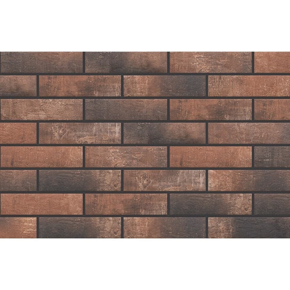 Клинкерная плитка для фасада Cerrad Loft brick chili spec (38 шт.=0,6 кв.м ) светлая серовато-коричневая 245х65х8 мм