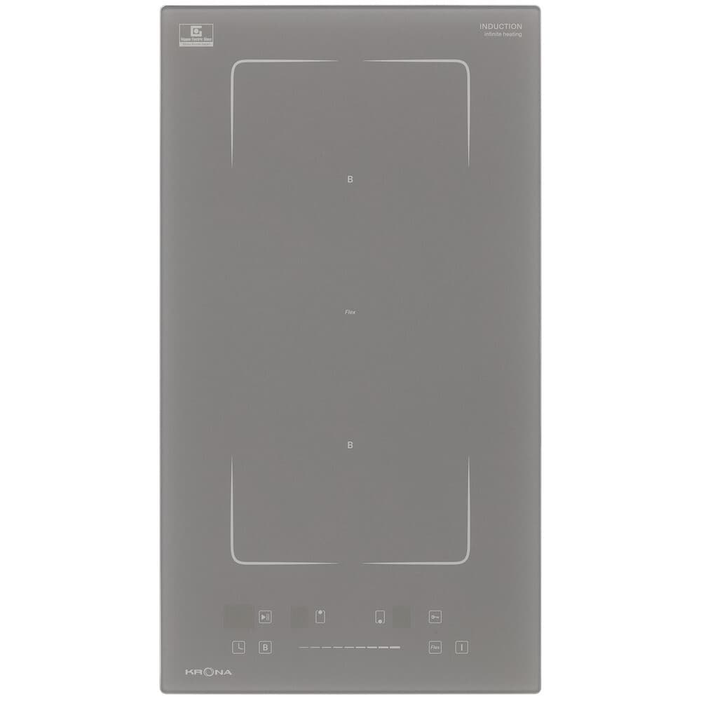 Варочная панель индукционная Krona Mysterium Max Ih 30 GR 2 конфорки графит