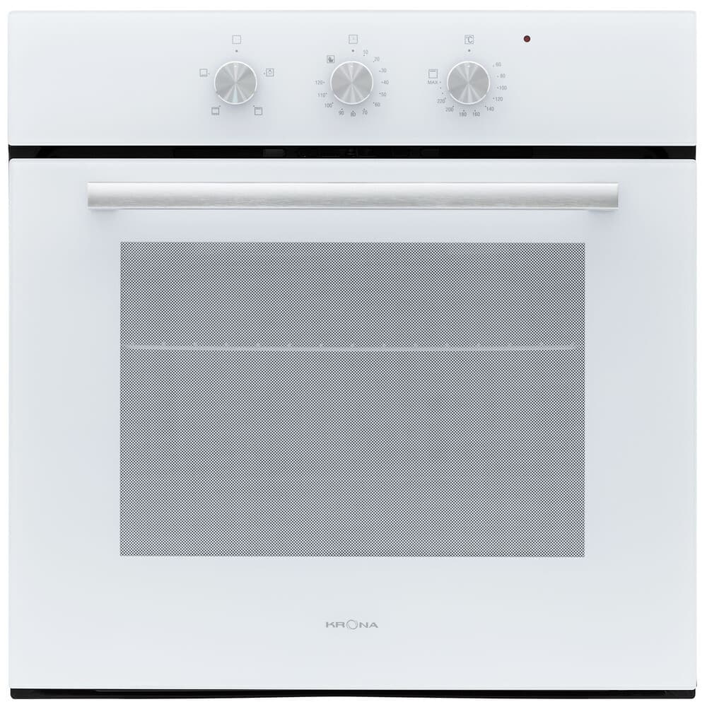 Духовой шкаф электрический встраиваемый Krona Essenza 60 WH G2 594 мм белый