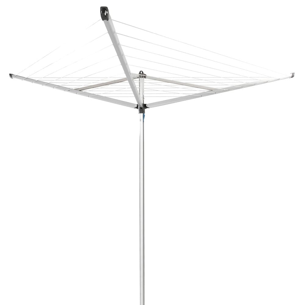 Сушилка для белья напольная уличная Brabantia Compact 271 м 1770х2710х2710 мм серая металлик