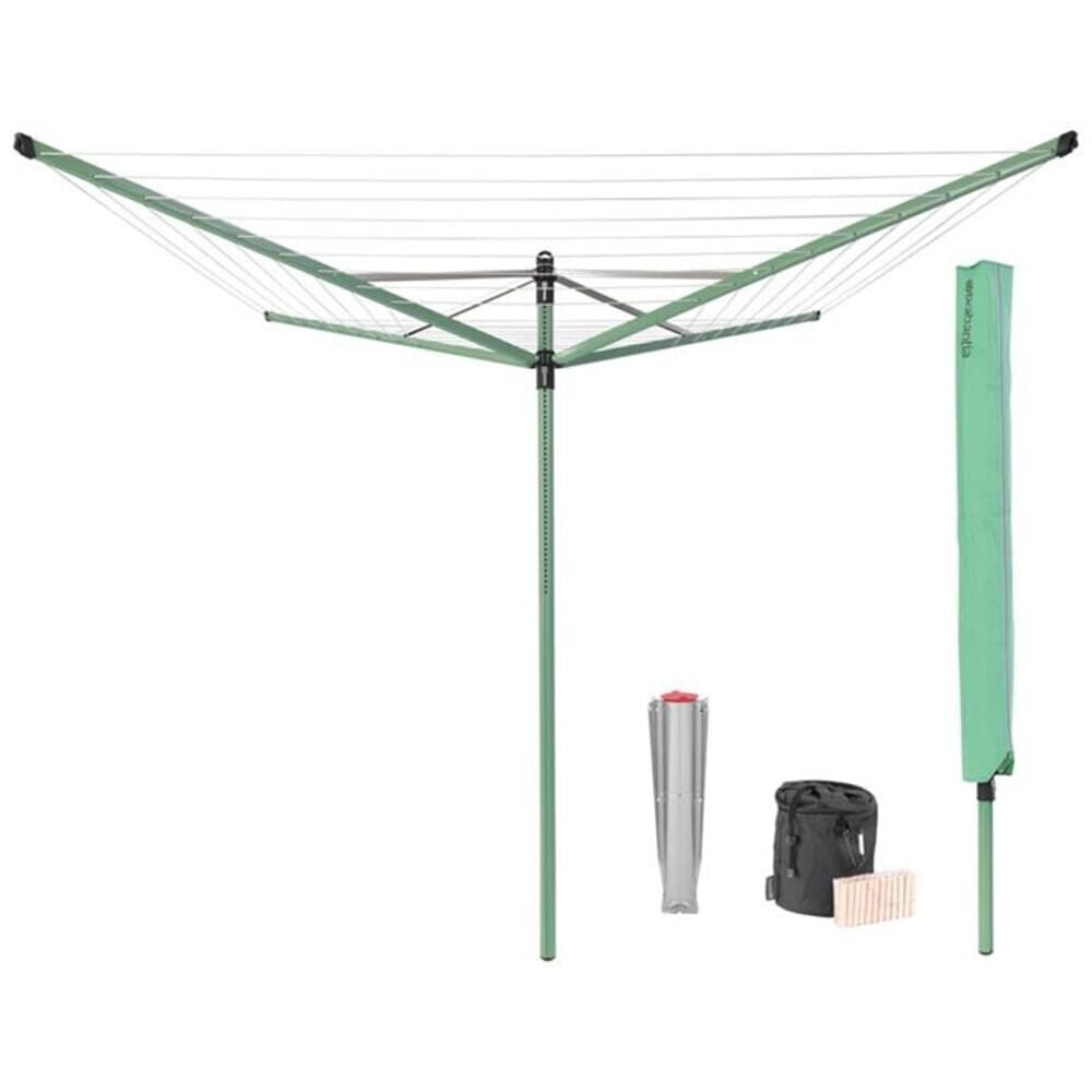 Сушилка для белья напольная уличная Brabantia Lift-O-Matic 50 м 1920х2950х2950 мм зеленая