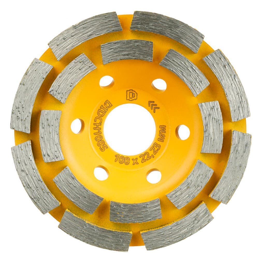 Чашка алмазная по бетону Diamond Industrial 100х22,23 мм двухрядная
