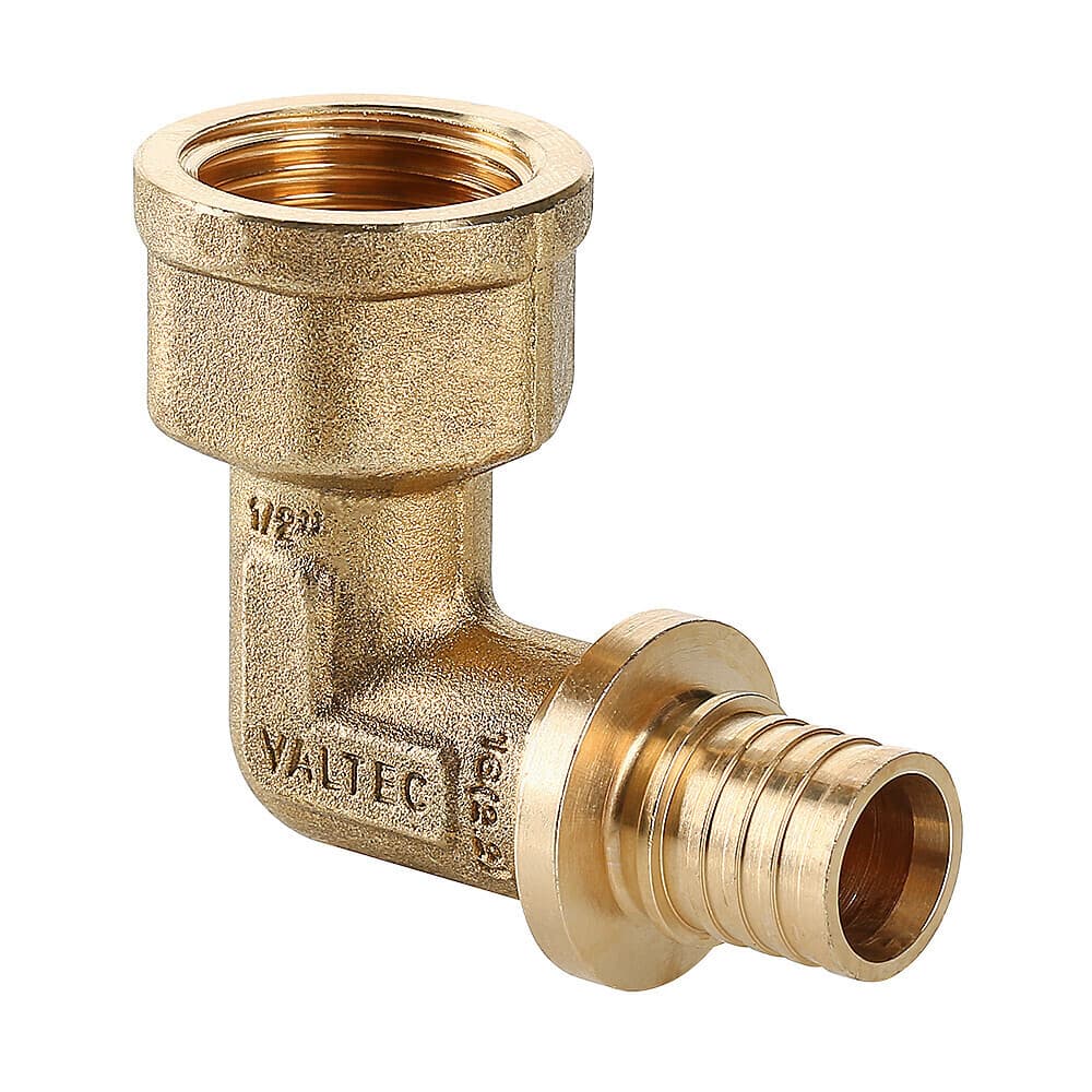 Угол Valtec 16 мм х 1/2 ВР(г) латунь (VTm.452.BG.001604)