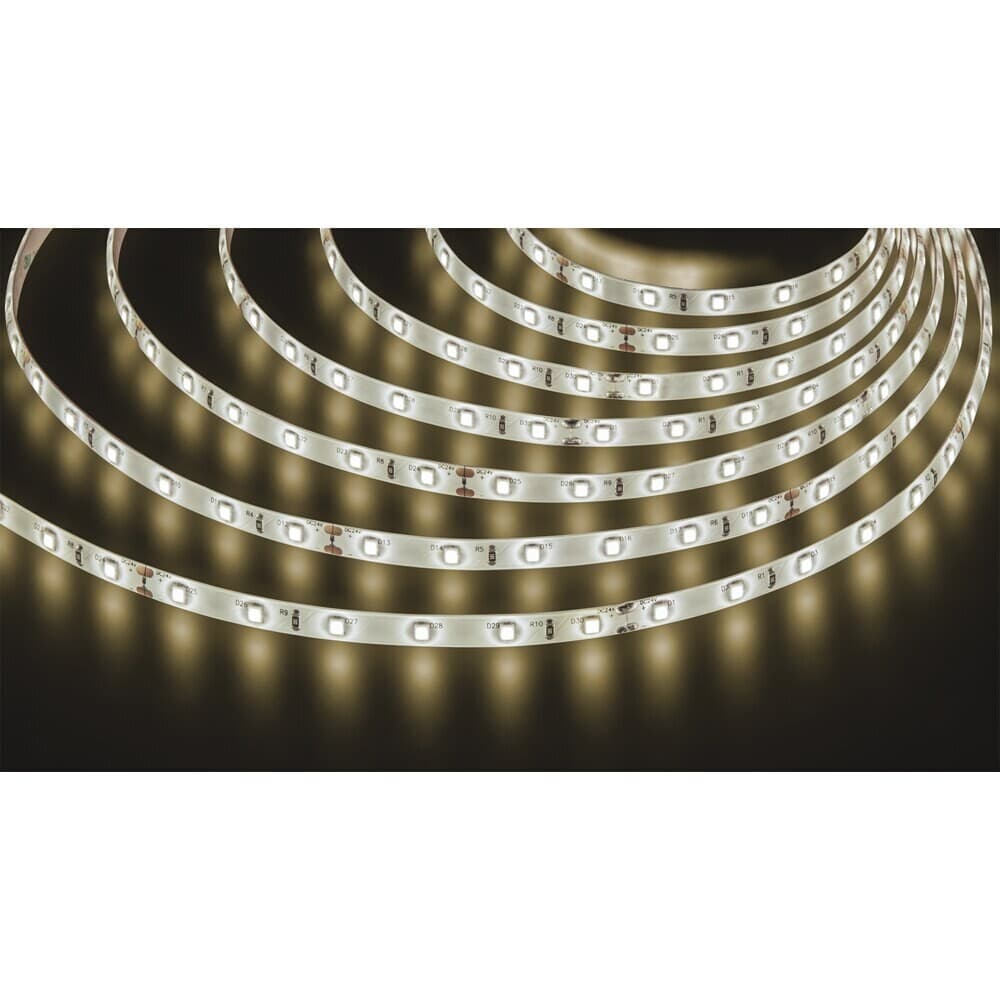 Лента светодиодная Navigator SMD 2835 NLS 3000К 24 В 4,8 Вт/м IP65 5 м (95312)