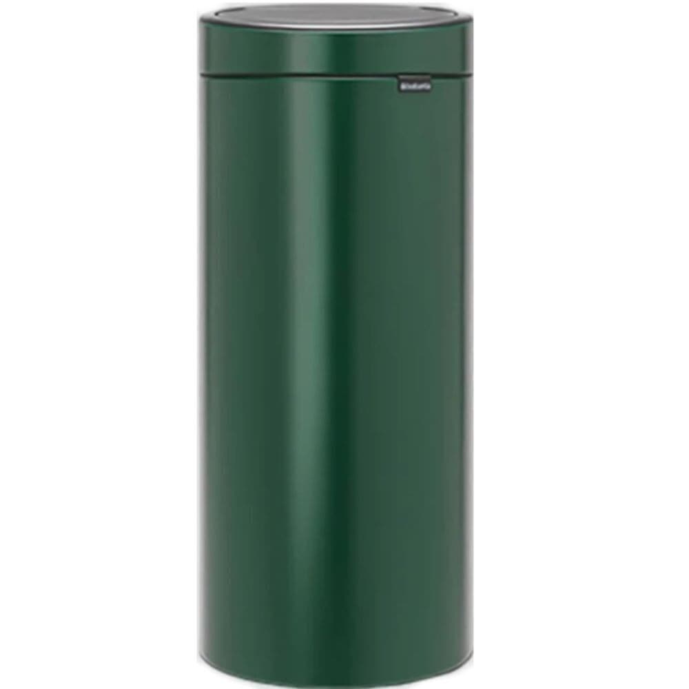 Ведро для мусора Brabantia Touch Bin New с крышкой 30 л металл зеленая сосна